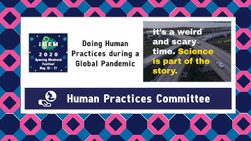 Doing Human Practices During a Global Pandemic - iGEM 2020 Opening Weekend Festival