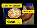 Easy to pour latte art tutorial - Goat 🐐