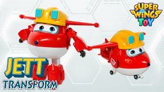Super Wings Toy Jett Build Team Transform Superwings Toy Superwings