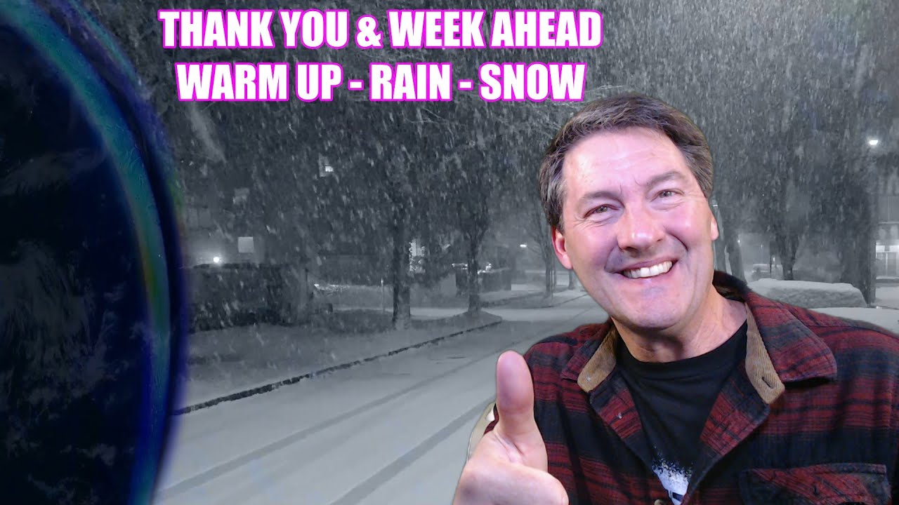 The Week Ahead to Bring another Winter Snow Chance - YouTube