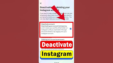 Dezaktywuj konto na Instagramie | wyłącz konto IG | dezaktywuj IG wyłącz identyfikator Insta deza...