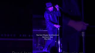 Eddie Vedder Sings ‘Bobcaygeon’ by The Tragically Hip ❤️ music concert