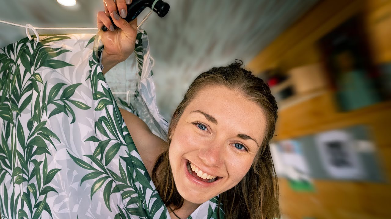 Showering on the road (Van Life France) YouTube