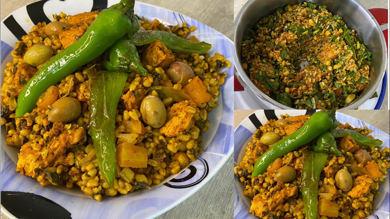 بديل الروز برغل تونسي مفور بالخضرة وصفة صحية شتوية بنينة ومشبعة