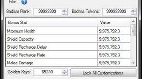(BORDERLANANDS 2 XBOX 360) how to gpd edit borderlands 2 (max out stats)