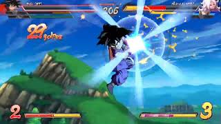 Batalla online con COMEBACK con la androide 18 - Dragon Ball Fighter Z