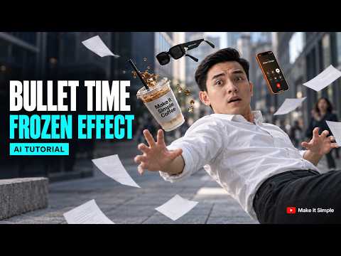 How to Create the Viral Bullet Time Frozen Effect with AI!