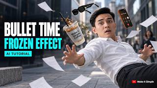 How to Create the Viral Bullet Time Frozen Effect with AI!
