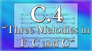 C.4 - Three Melodies in F, C and G (2012) - Jonathan Shaw