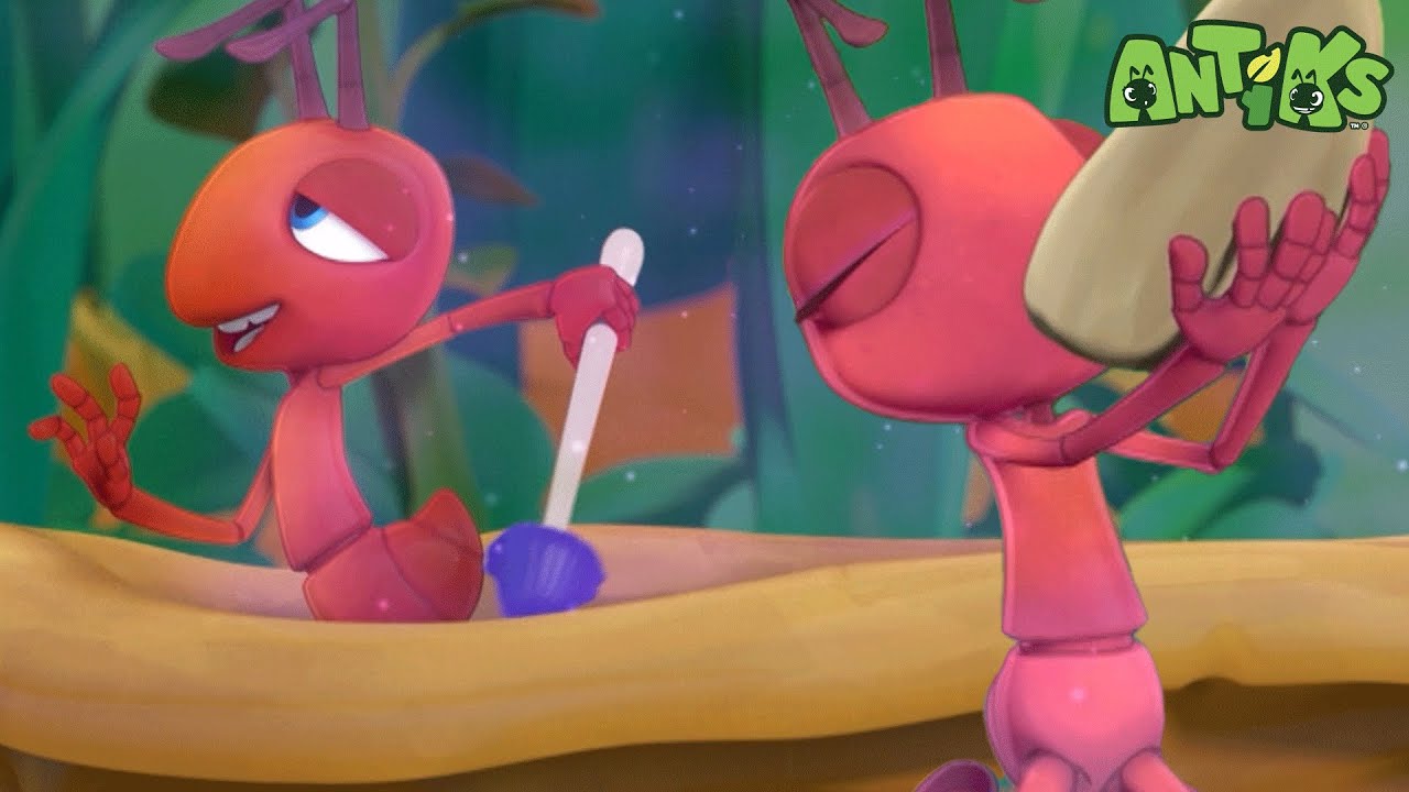 Banho do Joey e sopa da Boo 🤣 ANTIKS BRASIL | Desenhos Animados Engraçados para Crianças