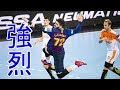 【ハンドボール】強烈!!右利きロングシュート!!真正面からの渾身の一撃 驚愕ゴール集【衝撃】