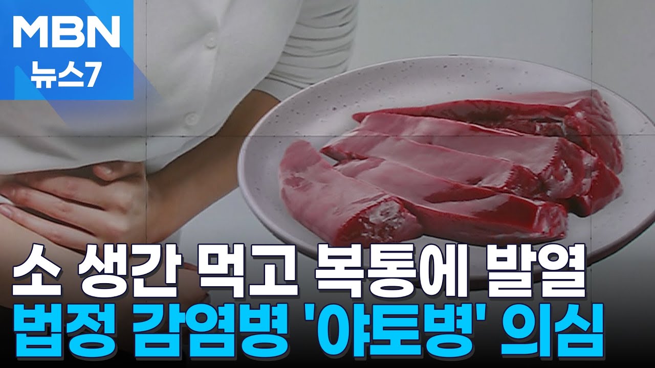 소 생간 먹고 복통·발열…치명률 60% '야토병' 의심 환자 발생 [MBN 뉴스7] - YouTube