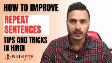 HOW TO IMPROVE REPEAT SENTENCES IN HINDI|| PTE BY NIKHIL || #nikhilpte #ptespeaking #repeatsentence