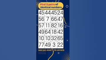 Find the duplicate numbers 494