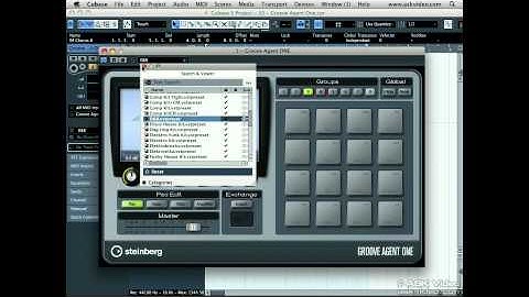 Cubase 5 502: Working with Cubase 5 - Level 2 - 33. Groove Agent One 1