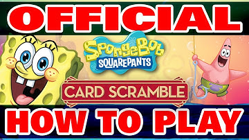 Official How to Play SpongeBob Card Scramble Game Yay!