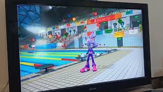 Mario and Sonic at the Olympic Games: Wii - 100m Freestyle (Blaze)