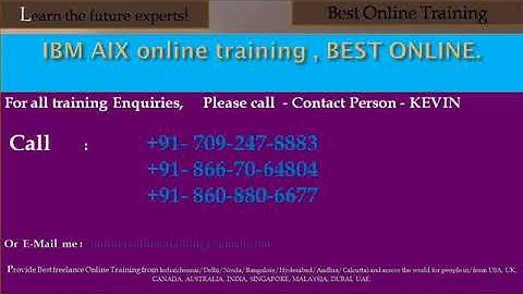 ibm aix online training