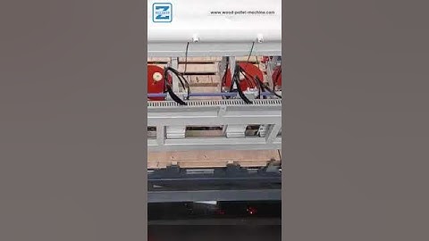 High Quality Stringer Wood Pallet Assemble Machine Pallet Nailing Machine #woodpalletmachine