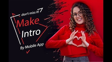 make professional intro, title animation and lower third for video with mobile