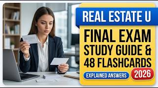 RealEstateU Final Exam Study Guide Flashcards 48 Practice Questions with Explained Answers 2026