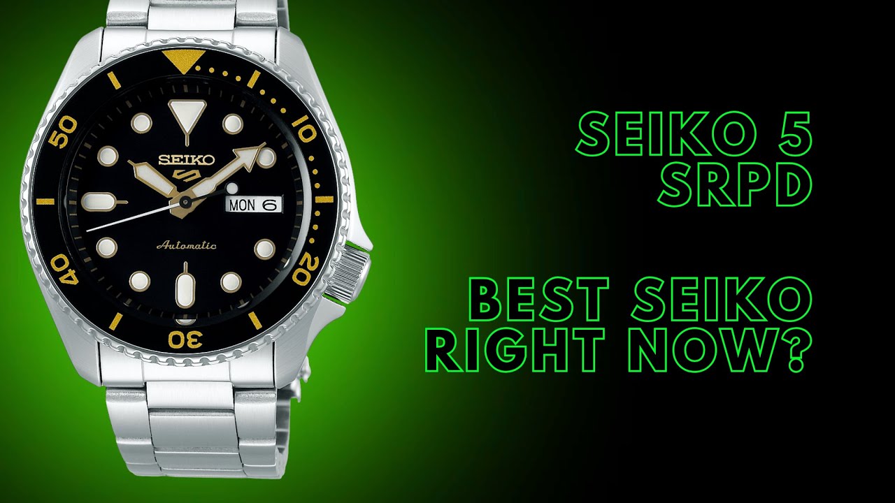 The Seiko 5 SRPD is one of the Best Seiko Watches Available right now!