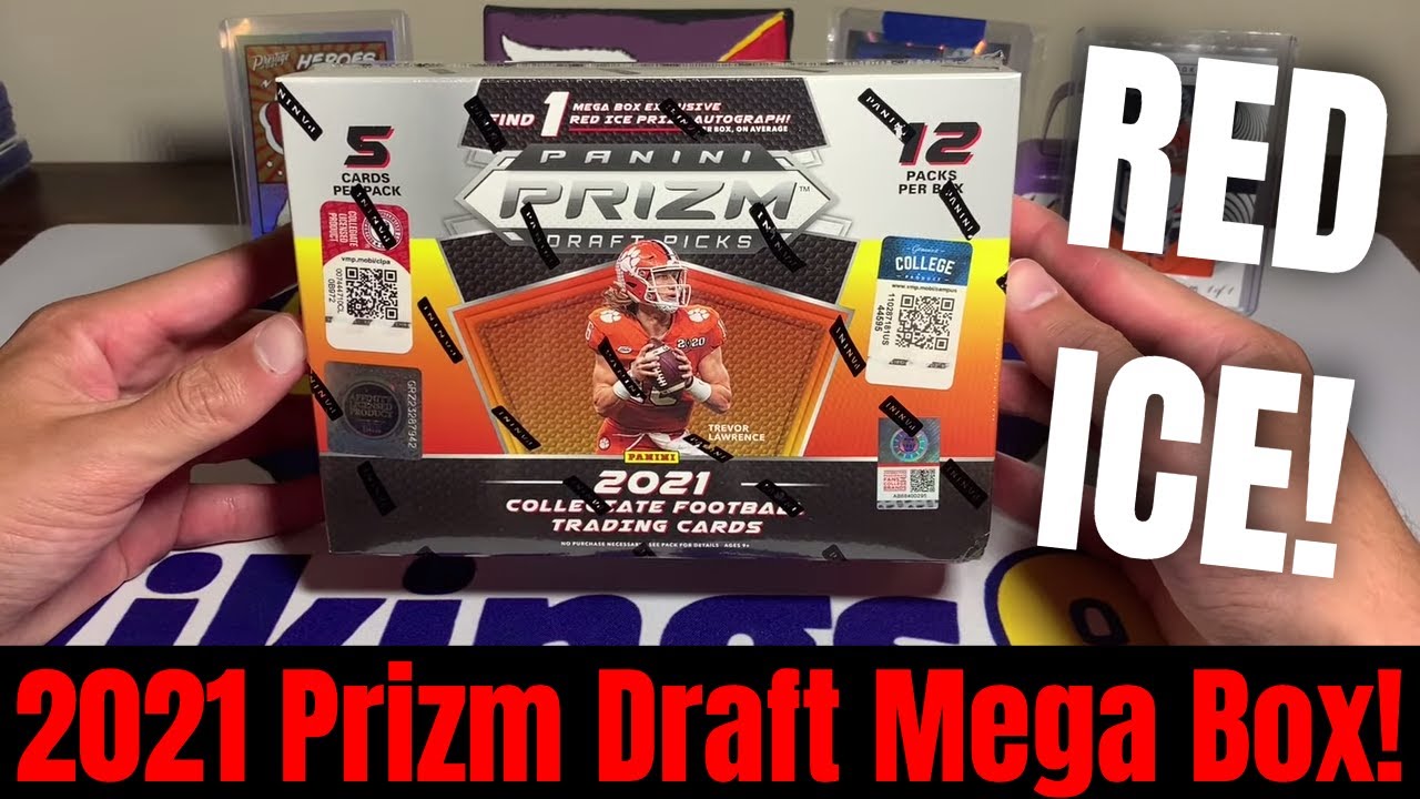 RED ICE Parallels Out of This 2021 Prizm Draft Picks Football Mega