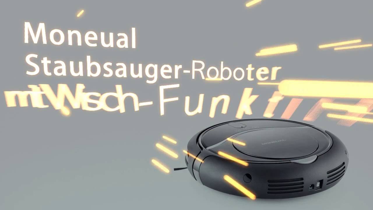 Moneual ME685 Staubsauger-Roboter mit Wisch-Funktion