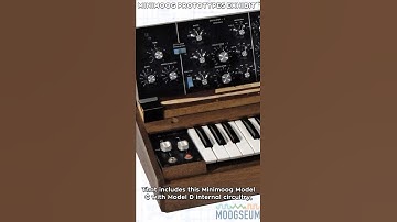 The Minimoog Prototypes Exhibit at the Moogseum - Model C/D Transitional