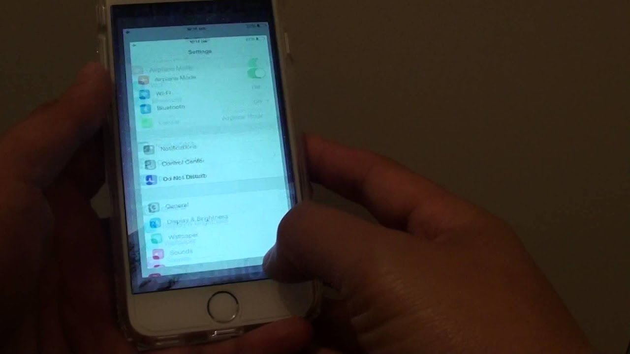 iPhone 6 How to Enable / Disable Airplane Mode YouTube