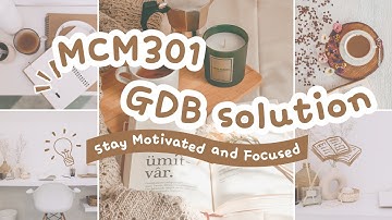 MCM301 GDB Solution | Spring 2025 | Communication Skills | VU Solved GDB| Niazi On Track