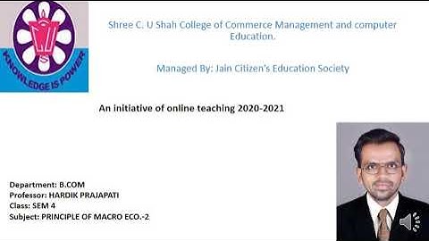 B.COM SEM-4 PRINCIPLE OF MACRO ECONOMICS-2 PART-5 BY PROF. HARDIK PRAJAPATI