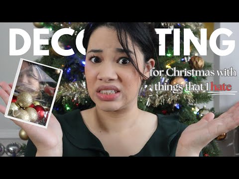 Decorating For Christmas With Things I Hate | Thrift Challenge | Haul & Thrift Styling