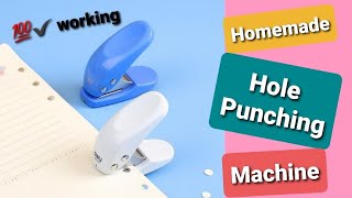 How to make Hole Punch Machine / DIY Craft punch machine / Homemade hole punch machine without tin