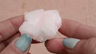 5219 pink Manganoan calcite - fluorescent mineral specimen