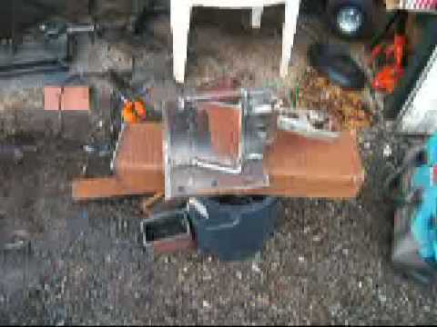 Building a log splitter part 1 - YouTube