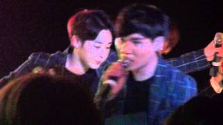20150528 1部 純情少年(순정소년) ジホ fancam 黄色いシャツの男