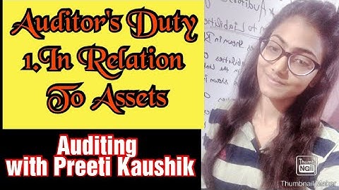 Auditing (Part 107) Auditor