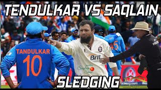 Tendulkar vs Saqlain | Sledging with Sachin Tandulkar by Saqlain Mushtaq | Saqlain Mushtaq Show