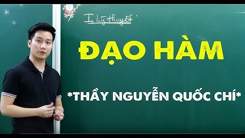 Tính ĐẠO HÀM _ Toán 11_ Thầy Nguyễn Quốc Chí