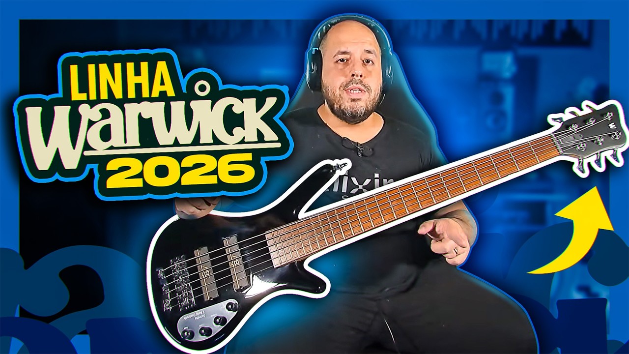 Este Baixo é MONSTRUOSO / Novo Rockbass Corvette 6 Cordas - Review #140