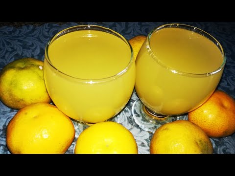 Напиток из мандаринов. Напитки на Новый год.
