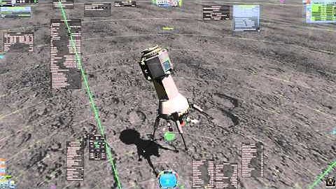 Moon landing [KSP 1.0.4/RSS/RO]