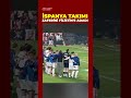 Rayo Vallecano oyuncuları maç sonrası, bu zaferi Filistin'e adadı