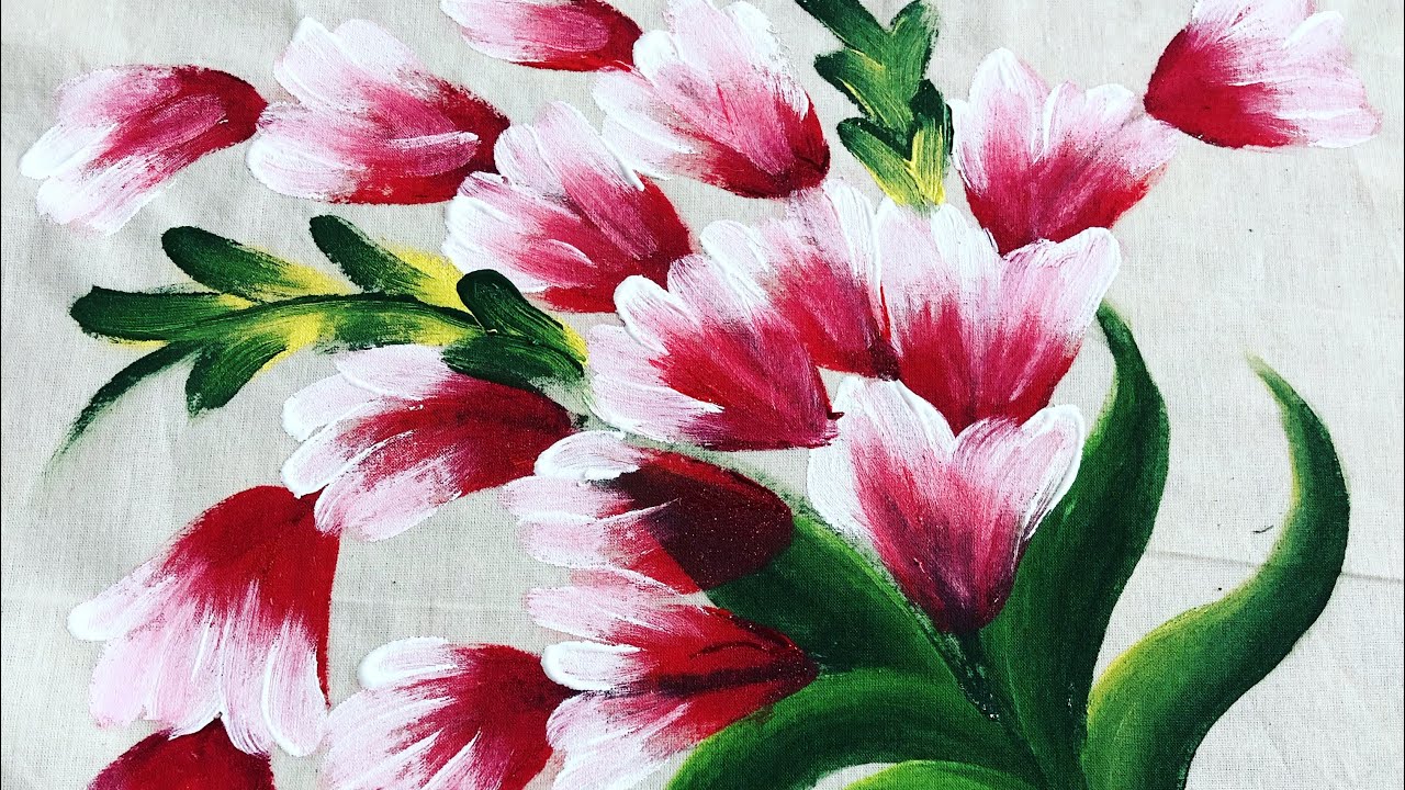 Aprenda pintar flores você que é iniciante - thptnganamst.edu.vn