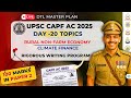 CAPF PAPER-2 ANSWER WRITING || RURAL NON-FARM ECONOMY &amp; CLIMATE FINANCE || DESIRE TO LEARN