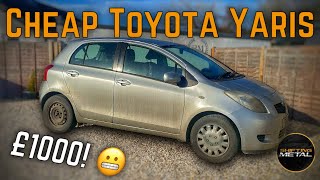 I bought a CHEAP TOYOTA YARIS for £1000  Can we tidy it up in a day?