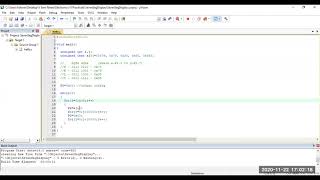 Program to display 'HELLO' on a single  7 segment display in 8051 Microcontroller