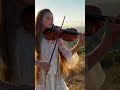 My Heart Will Go On 💝 Karolina Protsenko Violin ft. Mom #celinedion #shorts