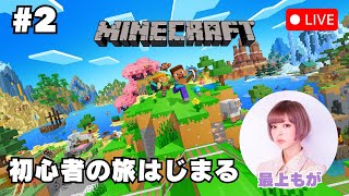 #2【Minecraft】マイクラ初心者の旅はじまる
